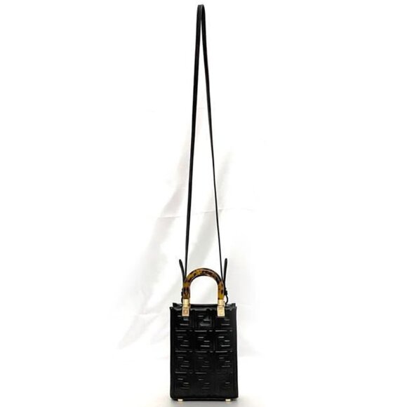 Fendi 2-Way Bag Sunshine Mini Black - Picture 5 of 10